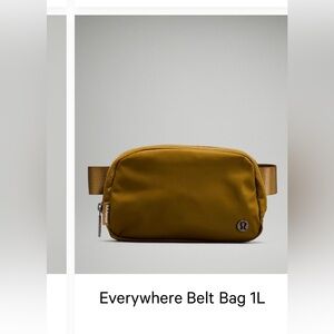 EUC- Lululemon Everywhere Belt Bag 1L - burnt caramel